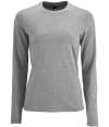 02075 Lds Imper. LS SOL'S Ladies Imperial Long Sleeve T-Shirt Grey Marl colour image